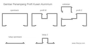 Kusen aluminium Di Jakarta Timur